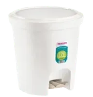 Lixeira com Pedal Branca 13,5L